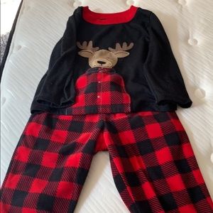 Carters buffalo plaid pjs